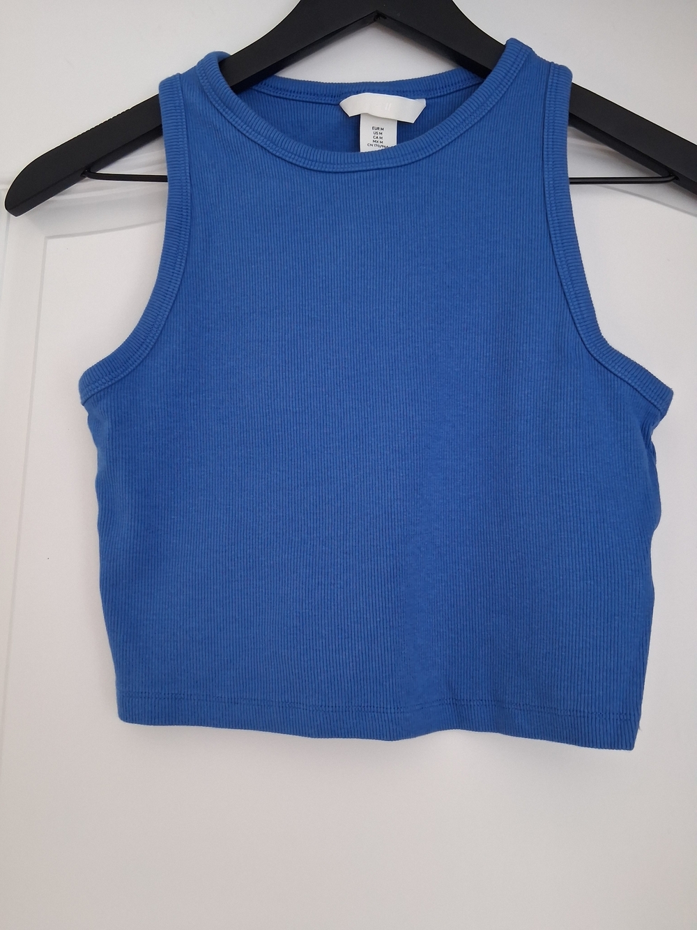 H&M Royal Blue Ribbed Tank Top